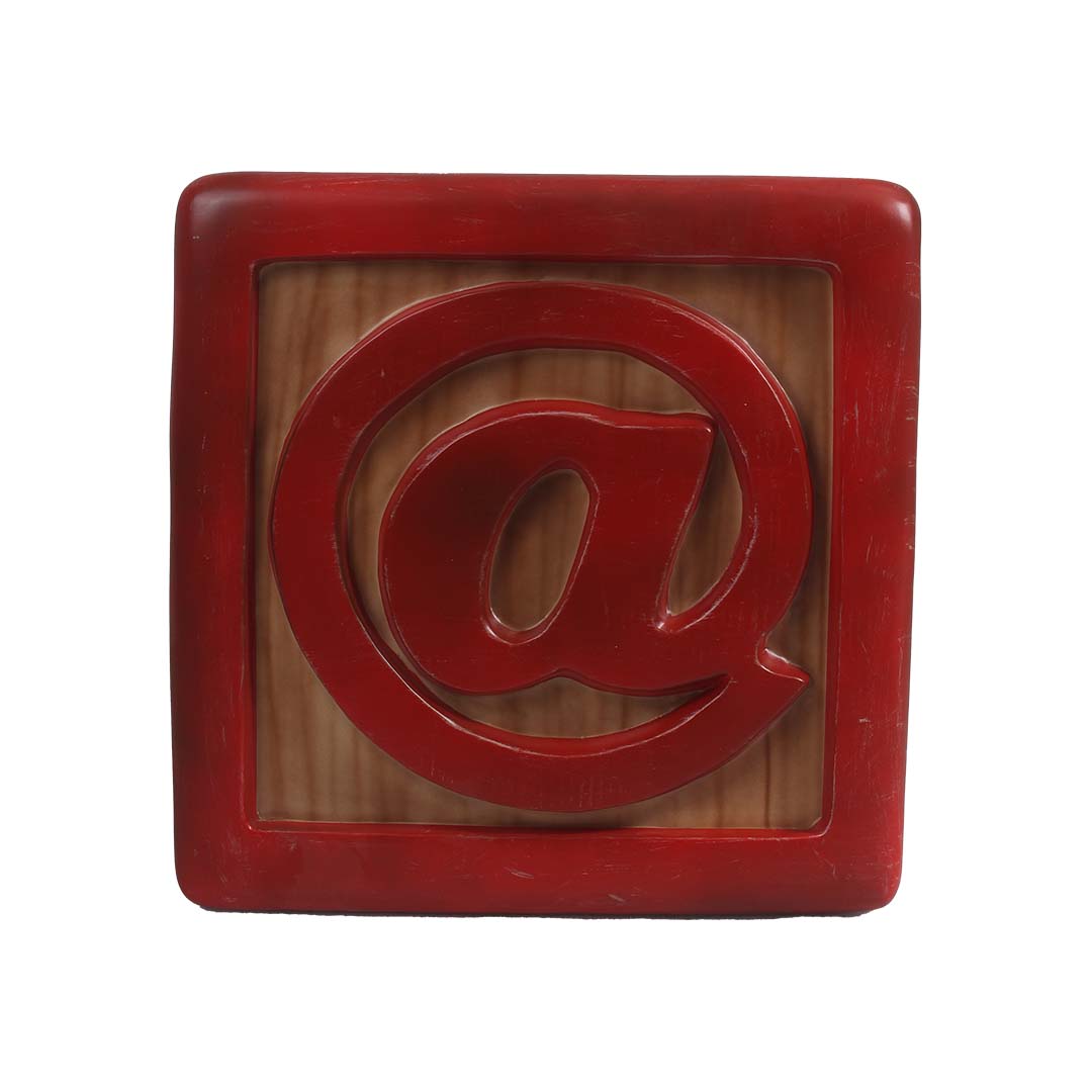 Letter Block Sides #,!,?,-,&,@ Over Sized Statue