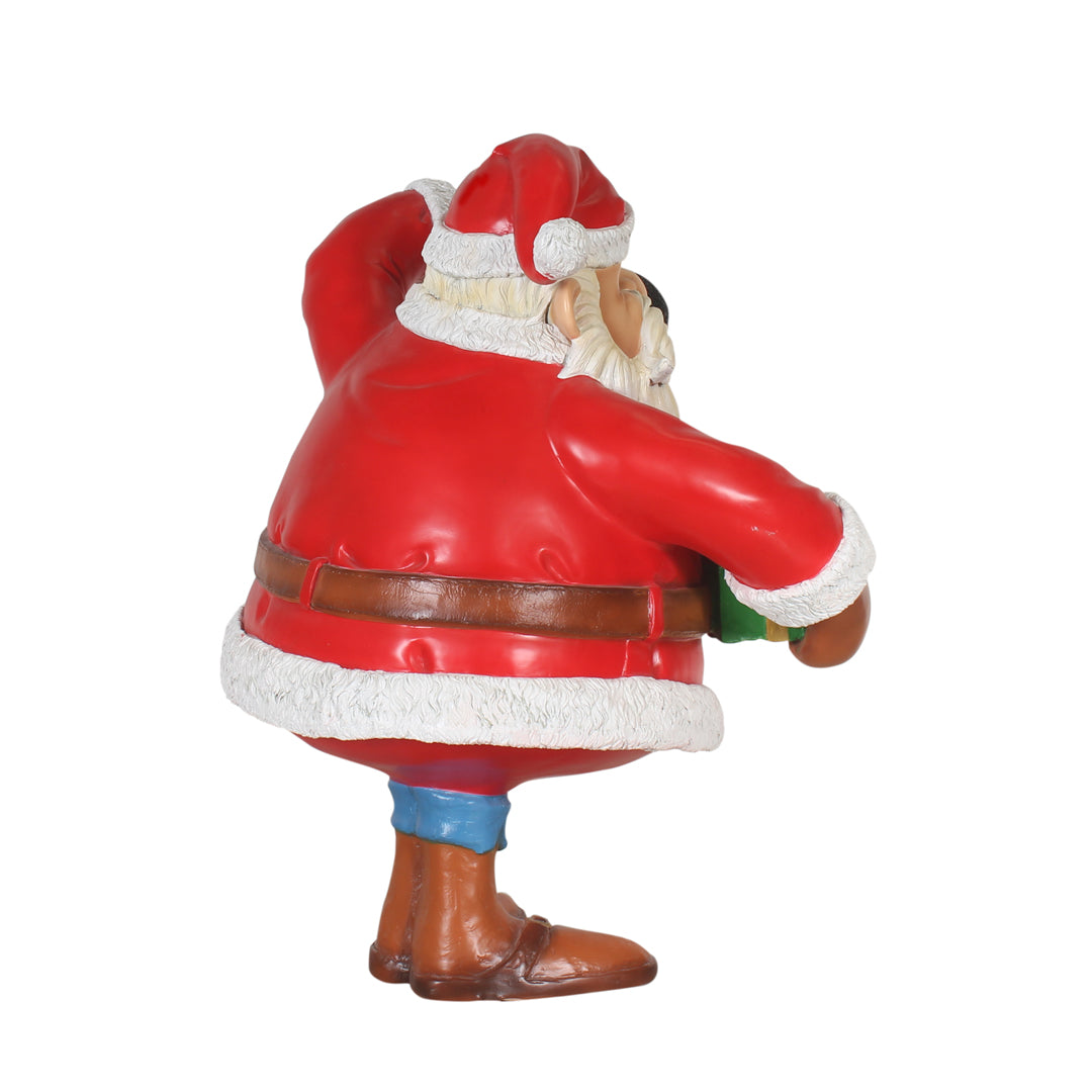 Santa Singer Over Sized Statue