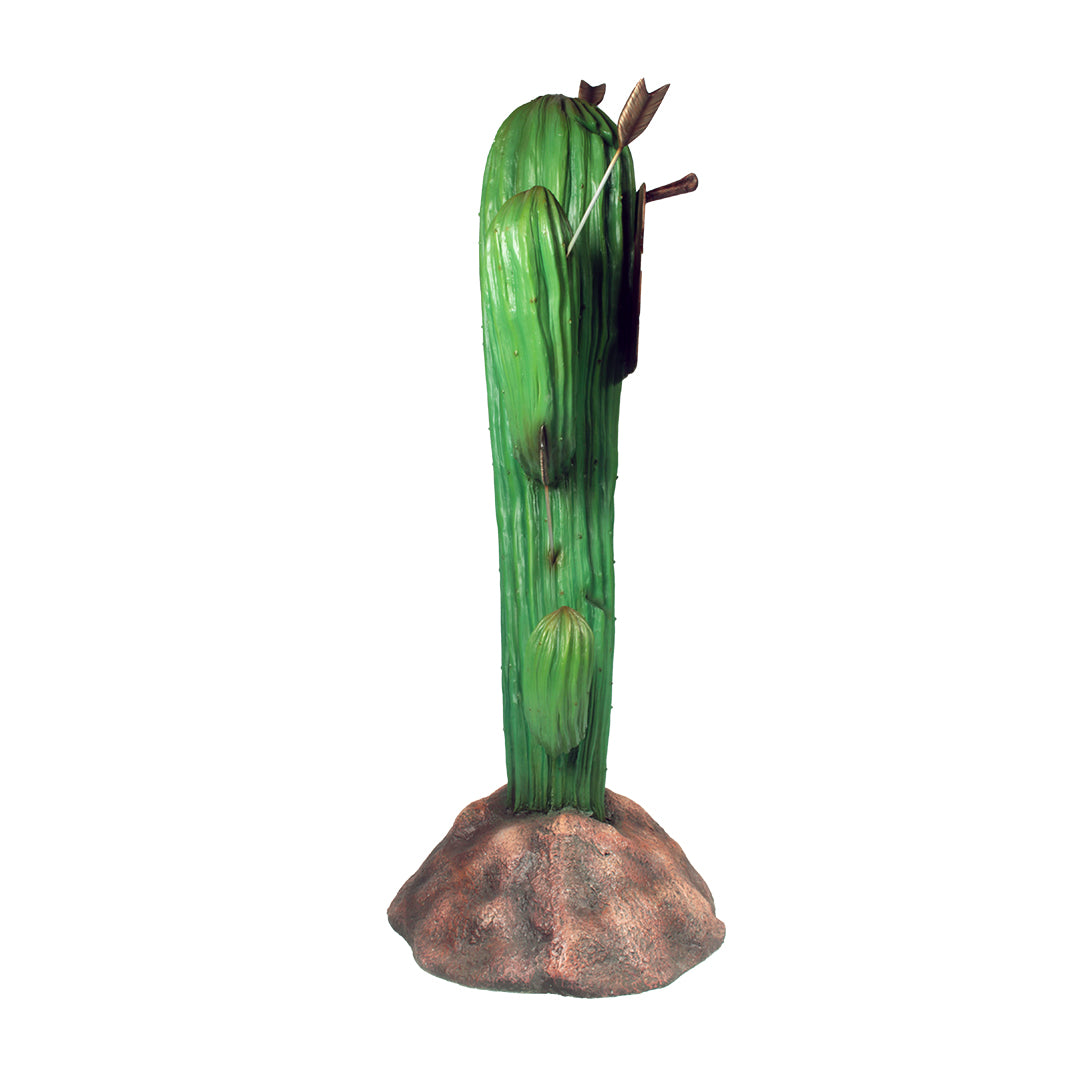 Western Wanted Cactus Life Size Statue