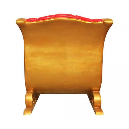 Santa Sled Sofa Bench Over Sized Statue