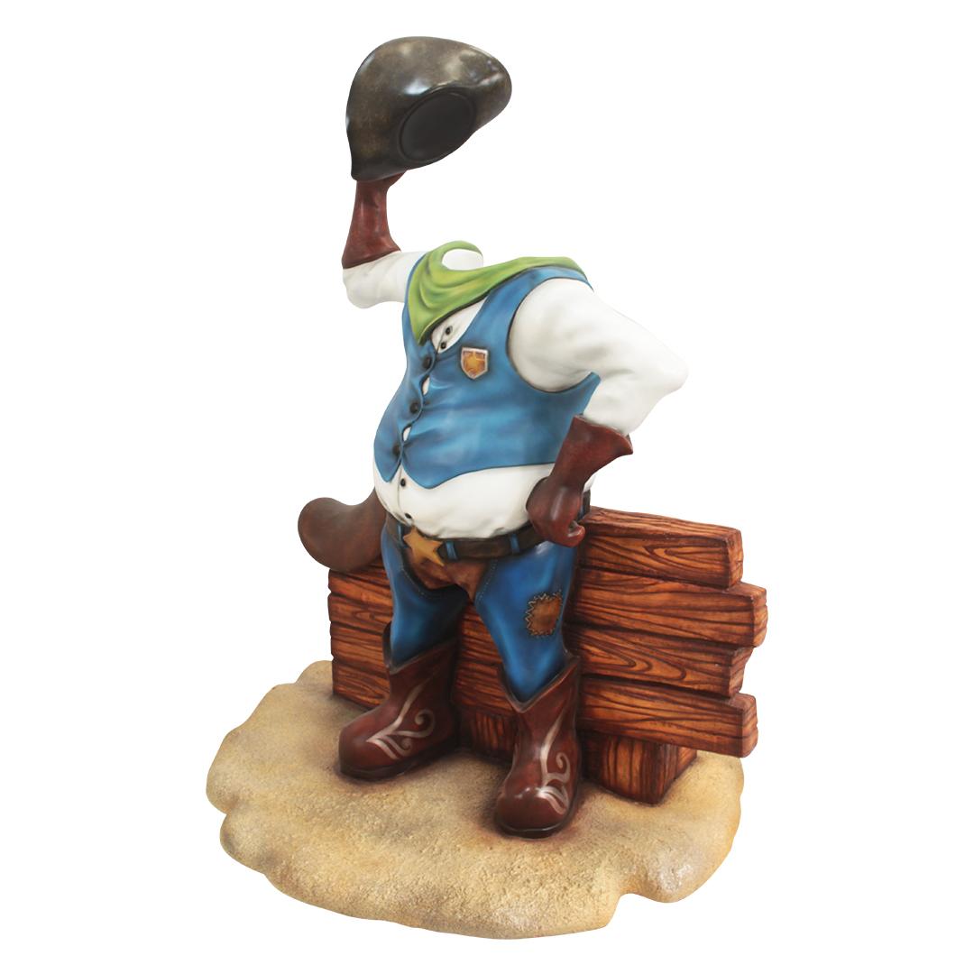 Cowboy Photo Op Statue