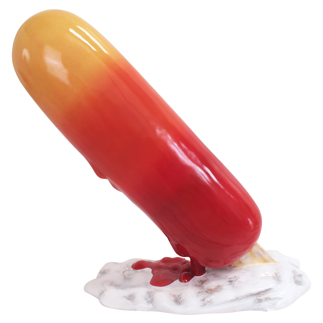 Popsicle Ice Cream Sunset Over Sized Statue