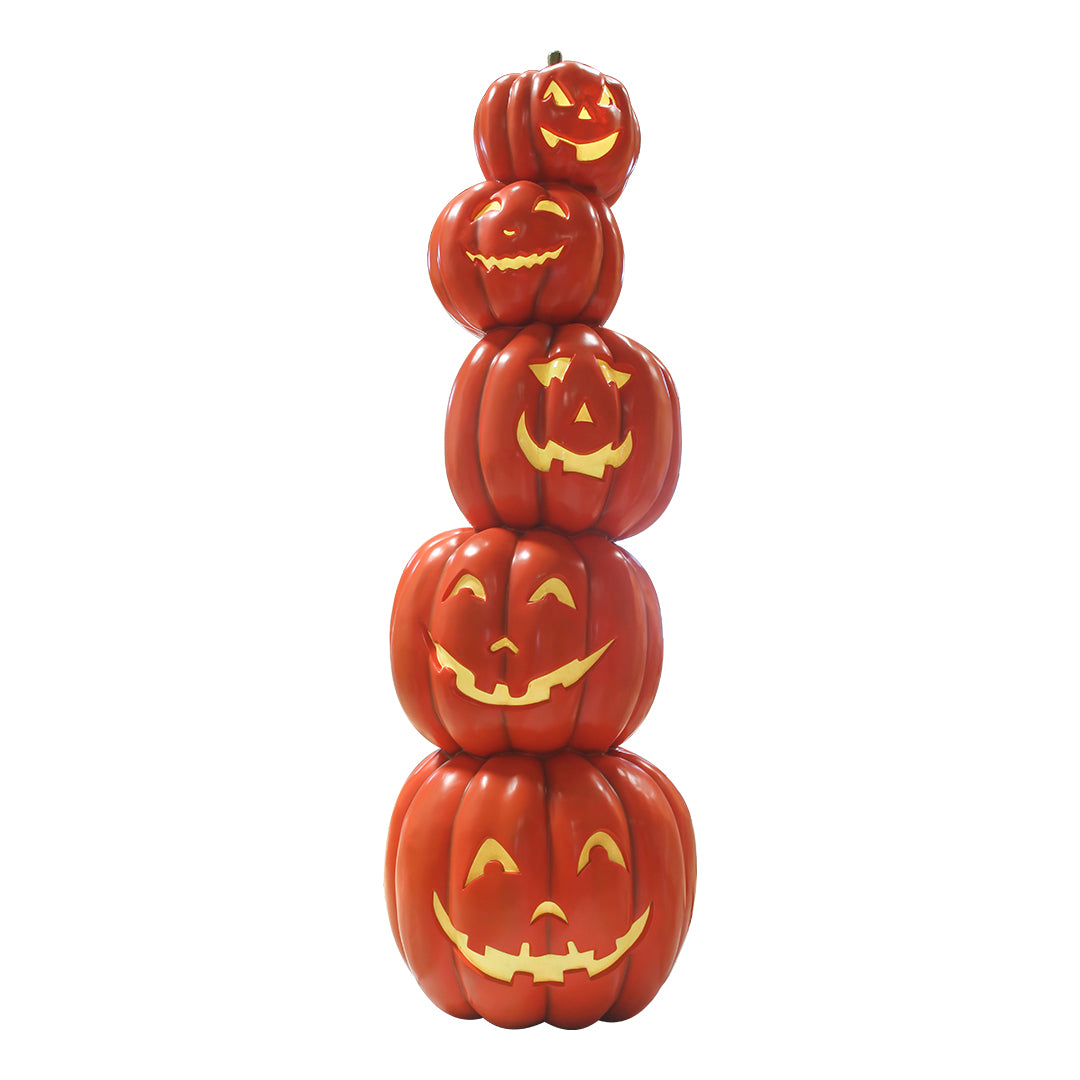 Pumpkin Tower 5 Over Sized Statue