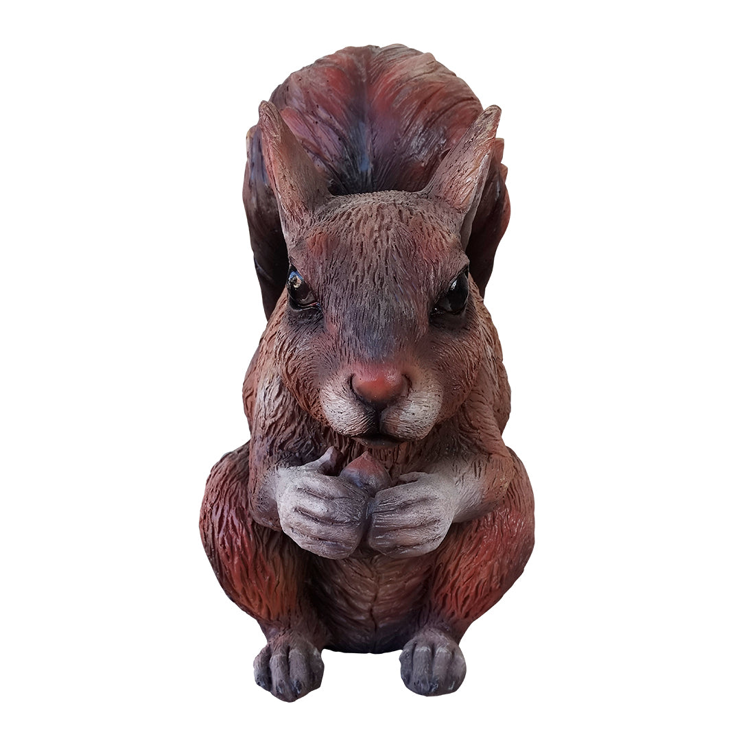 Squirrel With Nut Life Size Statue