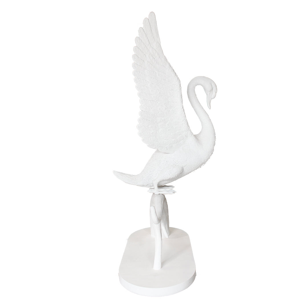 Majestic Swan Female Life Size Statue