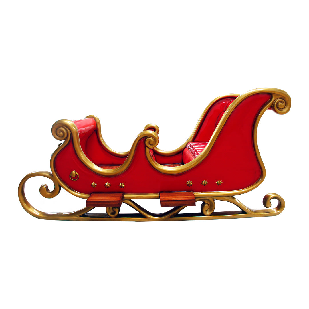 Santa Sleigh 4 Seater Life Size Statue