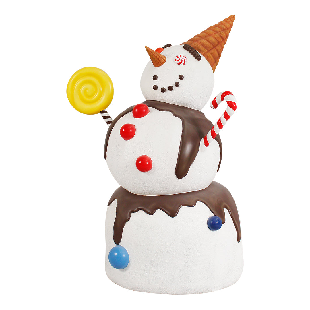Snowman Candy Over Sized Statue