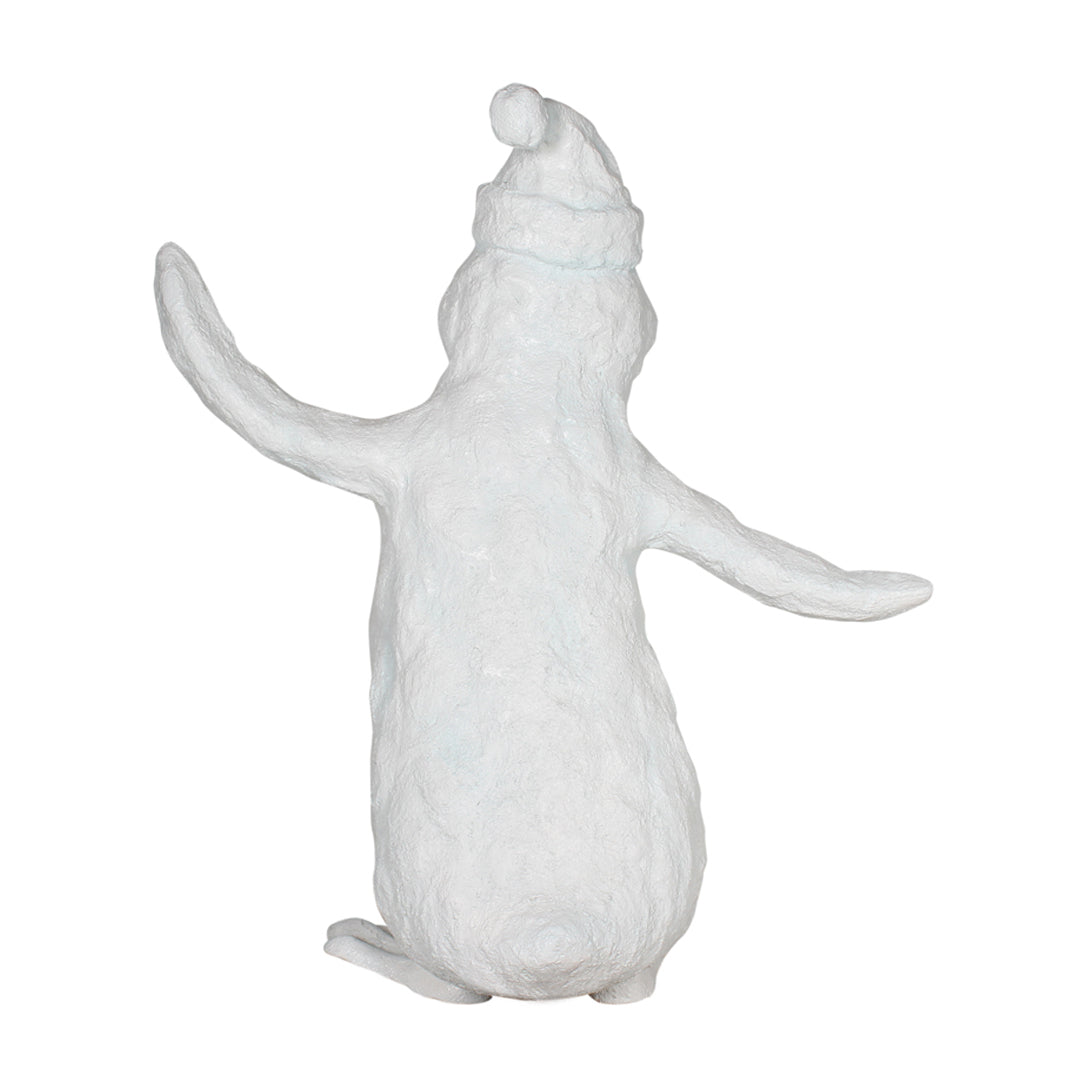 Snowman Penguin Life Size Statue