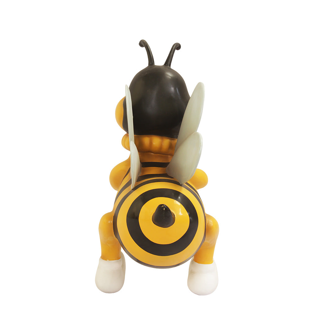Comic Bee Standing Over Sized Statue
