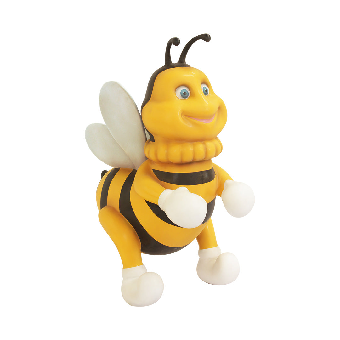 Comic Bee Standing Over Sized Statue