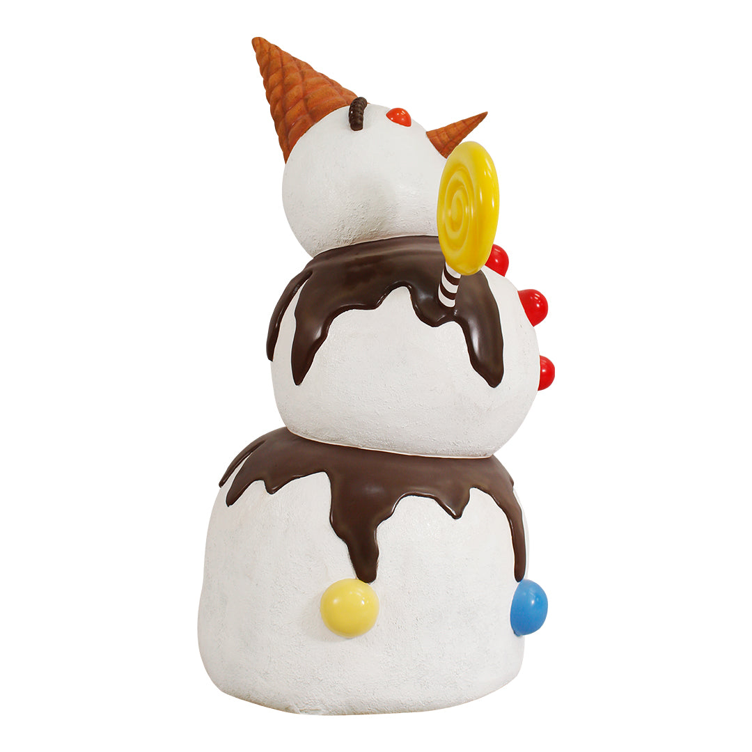 Snowman Candy Over Sized Statue