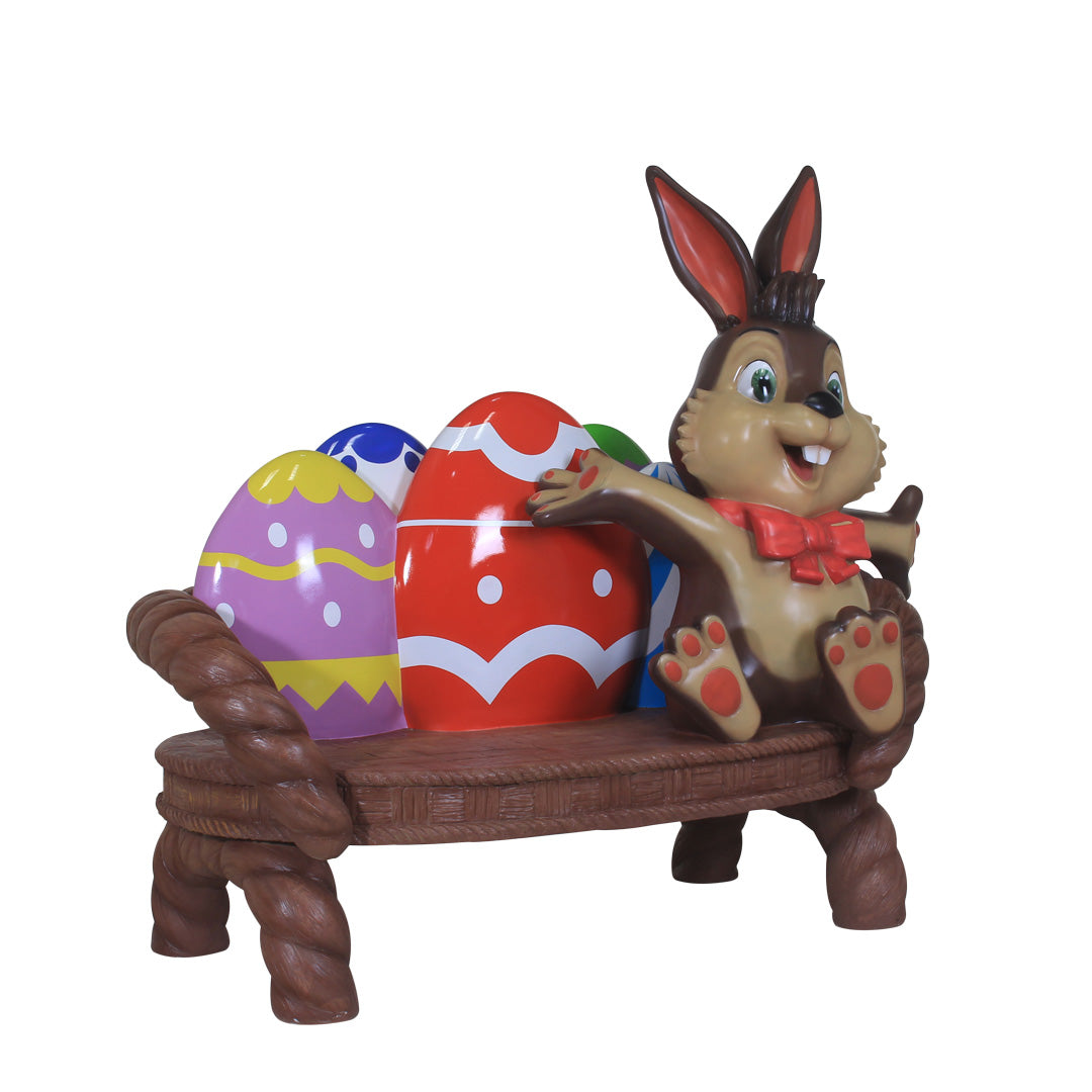 Easter Egg Bench Over Sized Statue