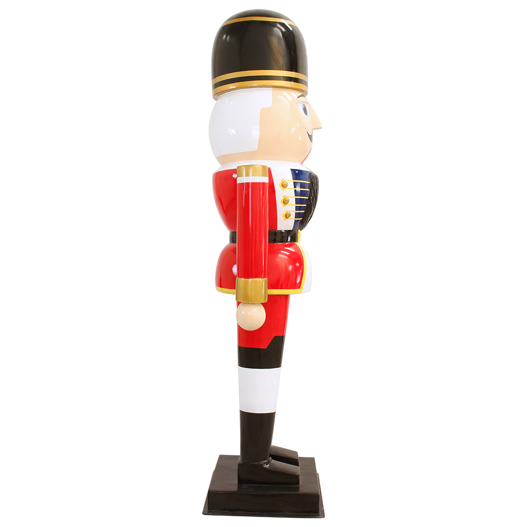 Nutcracker Standing Round Hat Life Size Statue