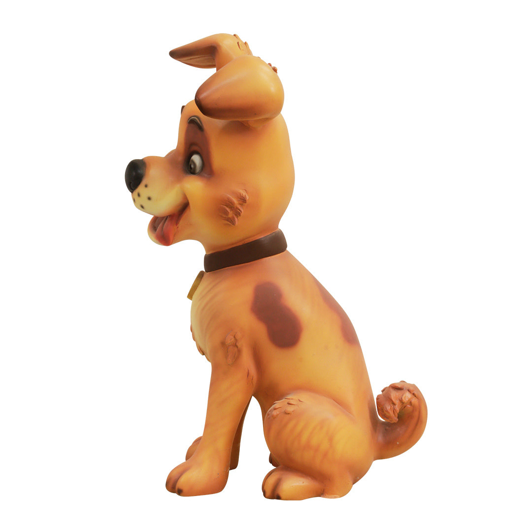 Comic Dog Panting Life Size Statue