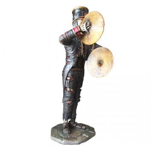 Skeleton Undead Cymbalist Life Size Statue