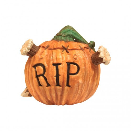 Pumpkin RIP Stitched Over Sized Statue