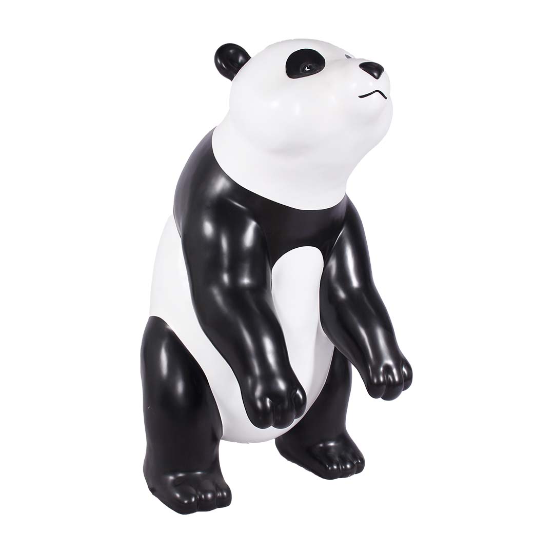 Panda Bear Mama Standing Life Size Statue