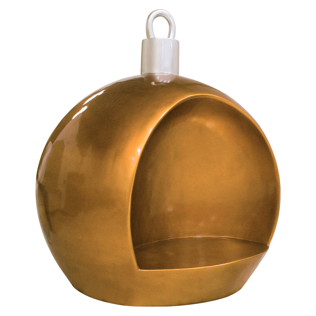 Ornament Christmas Ball Seat Over Sized Statue