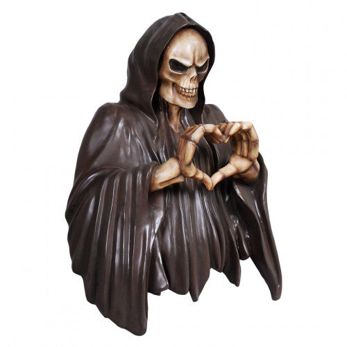 Hanging Skeleton Bust Lovely Over Sized Statue