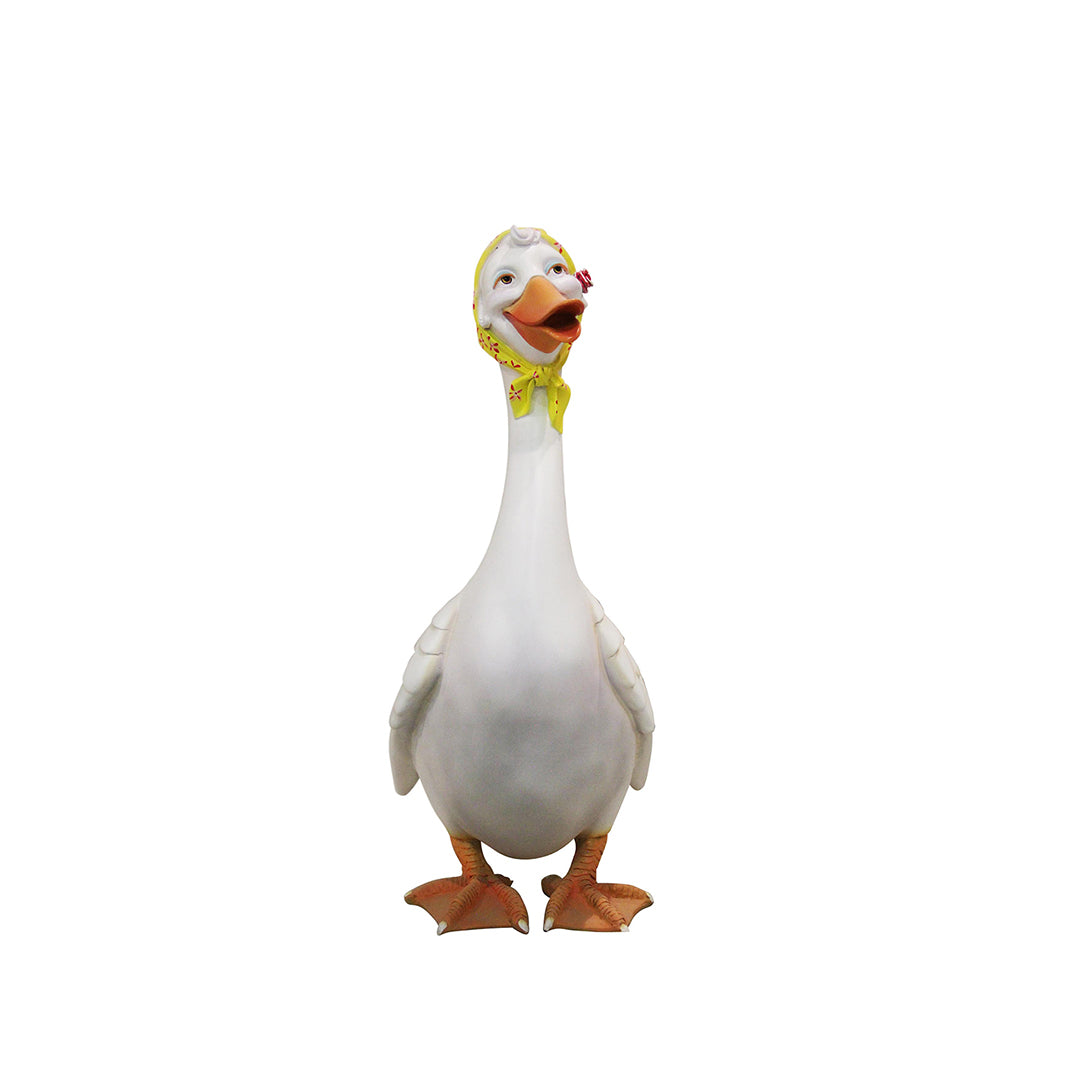 Comic Female Goose Life Size Statue