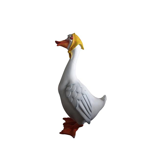 Comic Female Goose Life Size Statue