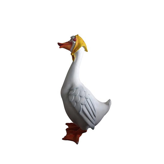 Comic Female Goose Life Size Statue