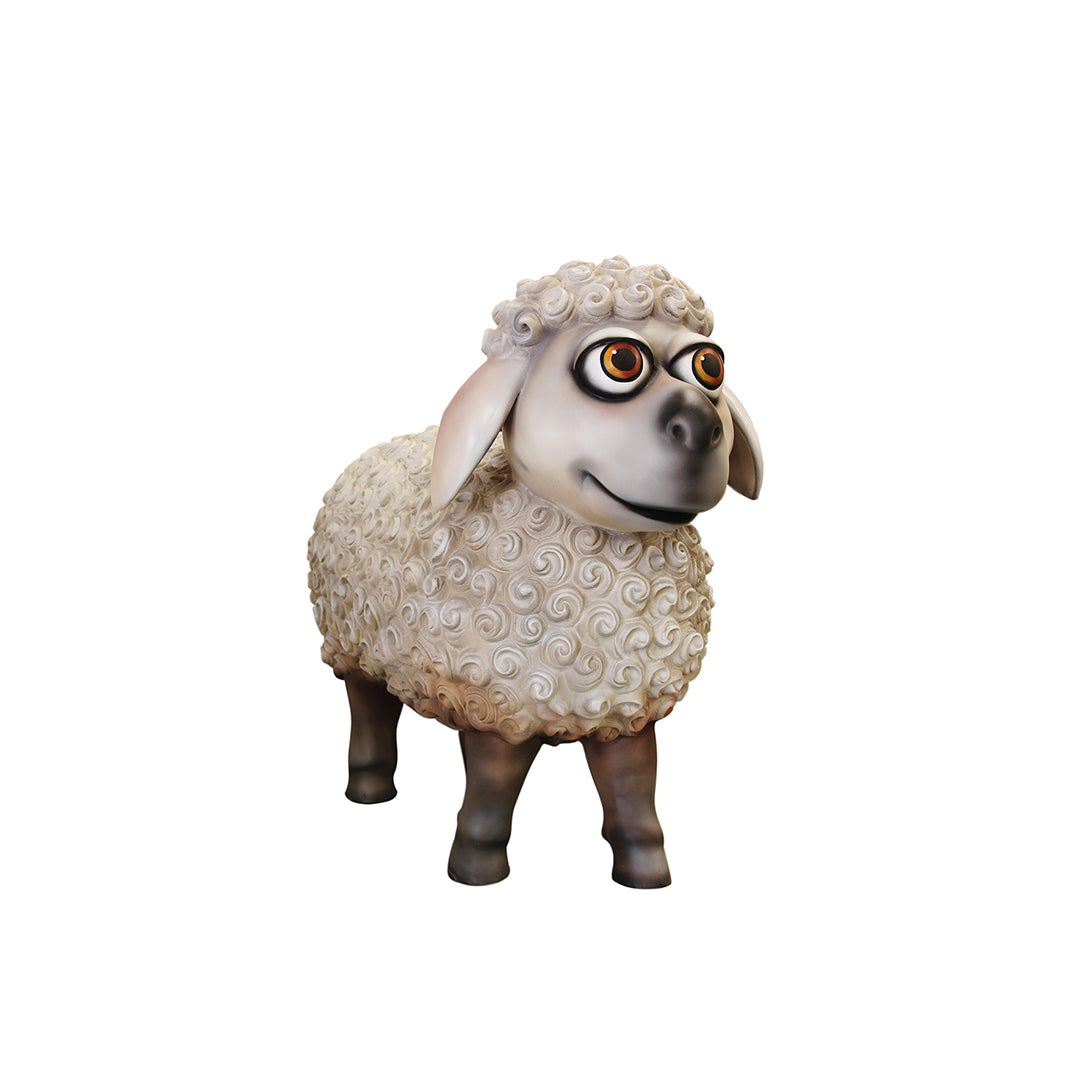 Comic Sheep Life Size Statue