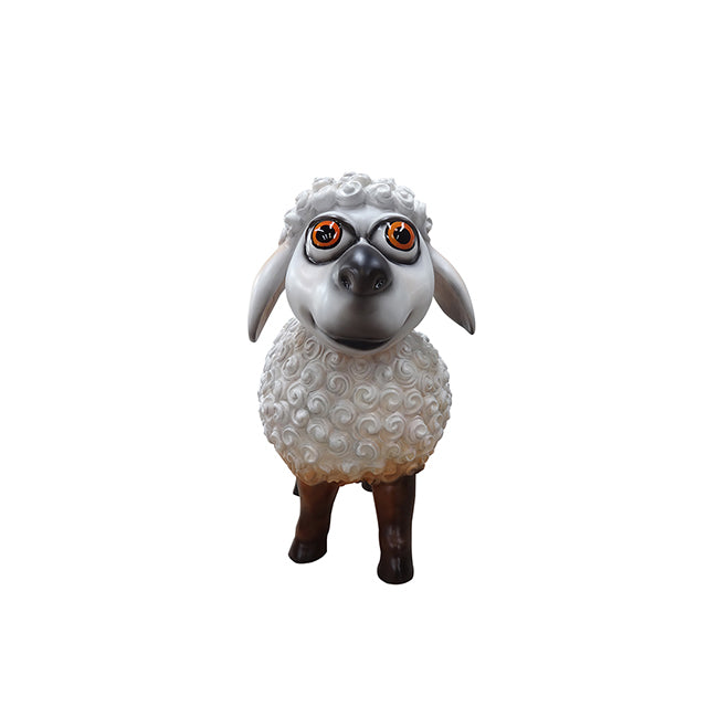 Comic Sheep Life Size Statue