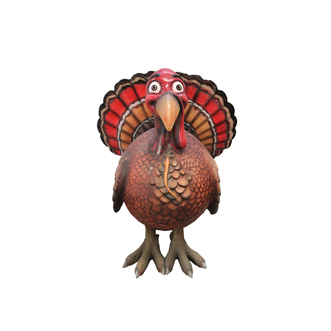 Comic Turkey Life Size Statue