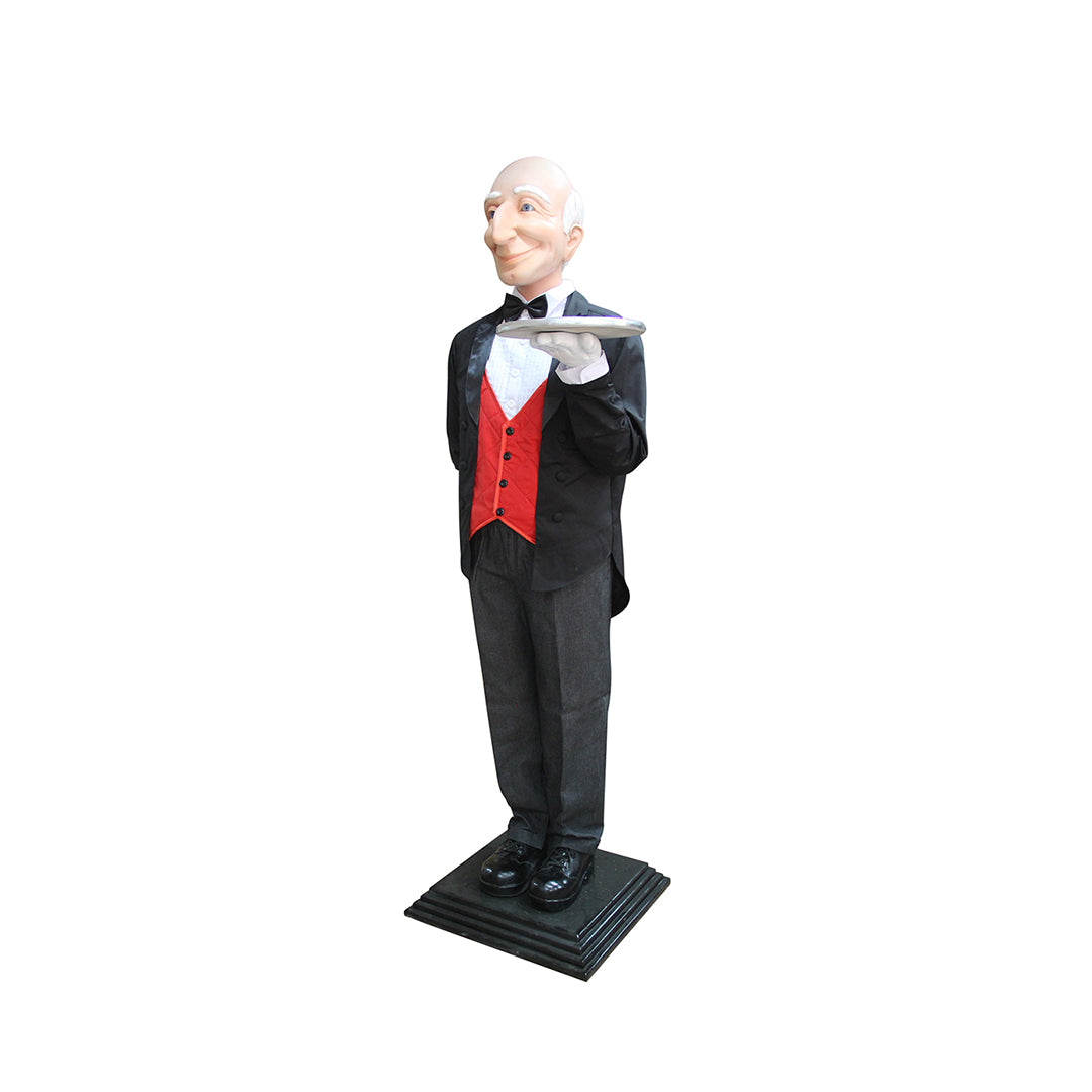 Butler Life Size Display Prop Decor Resin Statue