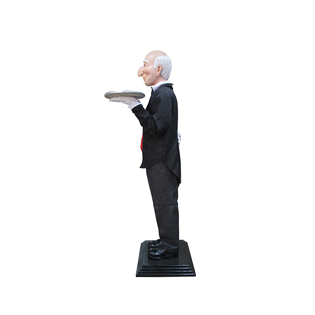 Butler Life Size Display Prop Decor Resin Statue
