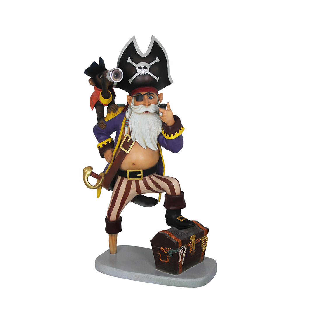 Pirate Captain Anton Life Size Statue