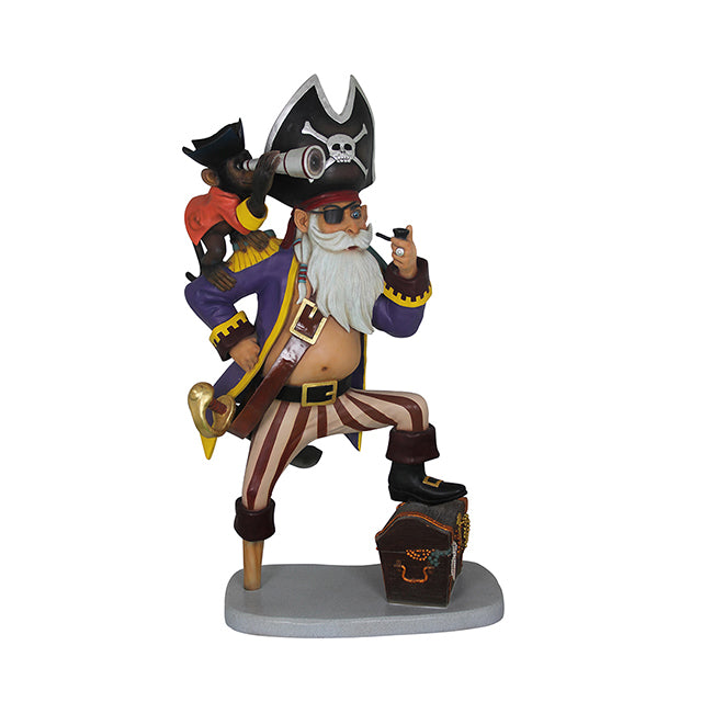 Pirate Captain Anton Life Size Statue