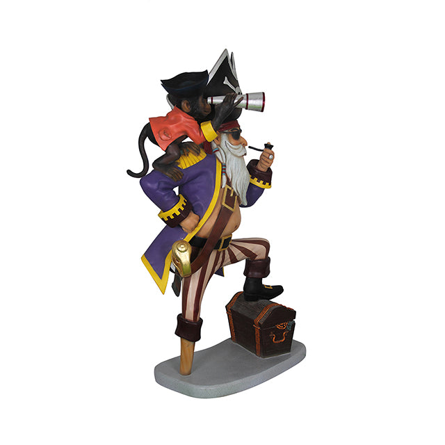 Pirate Captain Anton Life Size Statue