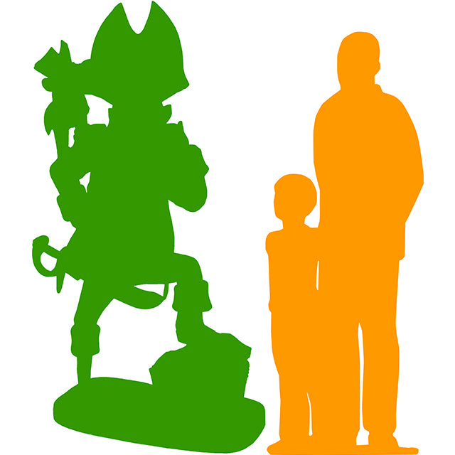 Pirate Captain Anton Life Size Statue