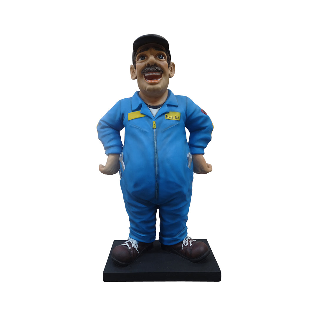 Comic Mechanic Life Size Statue