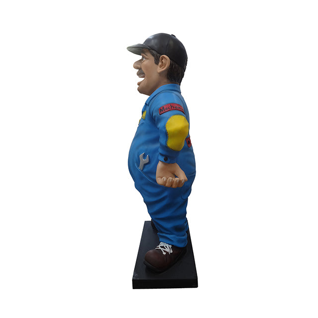 Comic Mechanic Life Size Statue