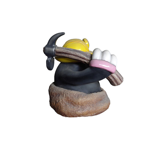 Mole Miner Life Size Statue