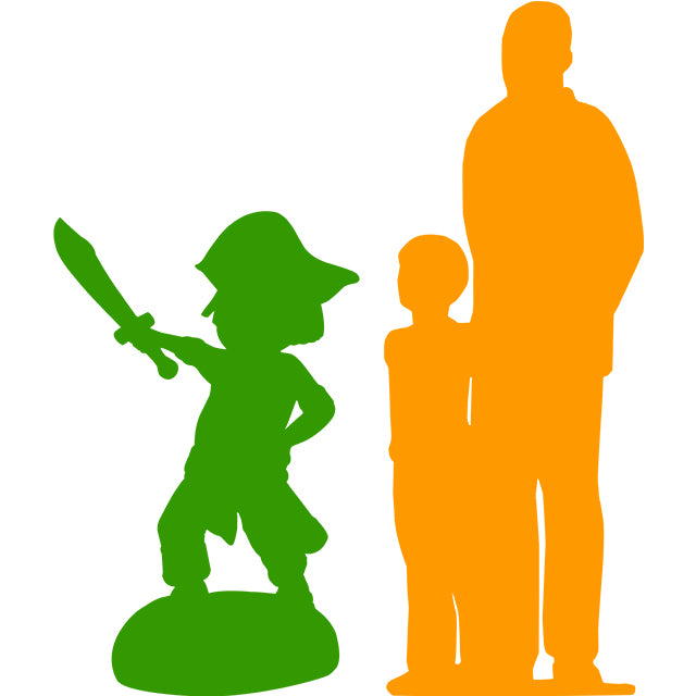Comic Junior Pirate Life Size Statue