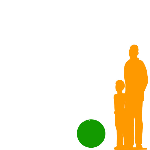 Viking Small Shield Over Sized Statue