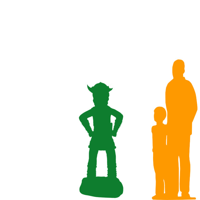Viking Teen Life Size Statue