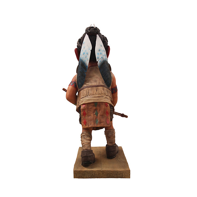 Bowing Indian Life Size Statue