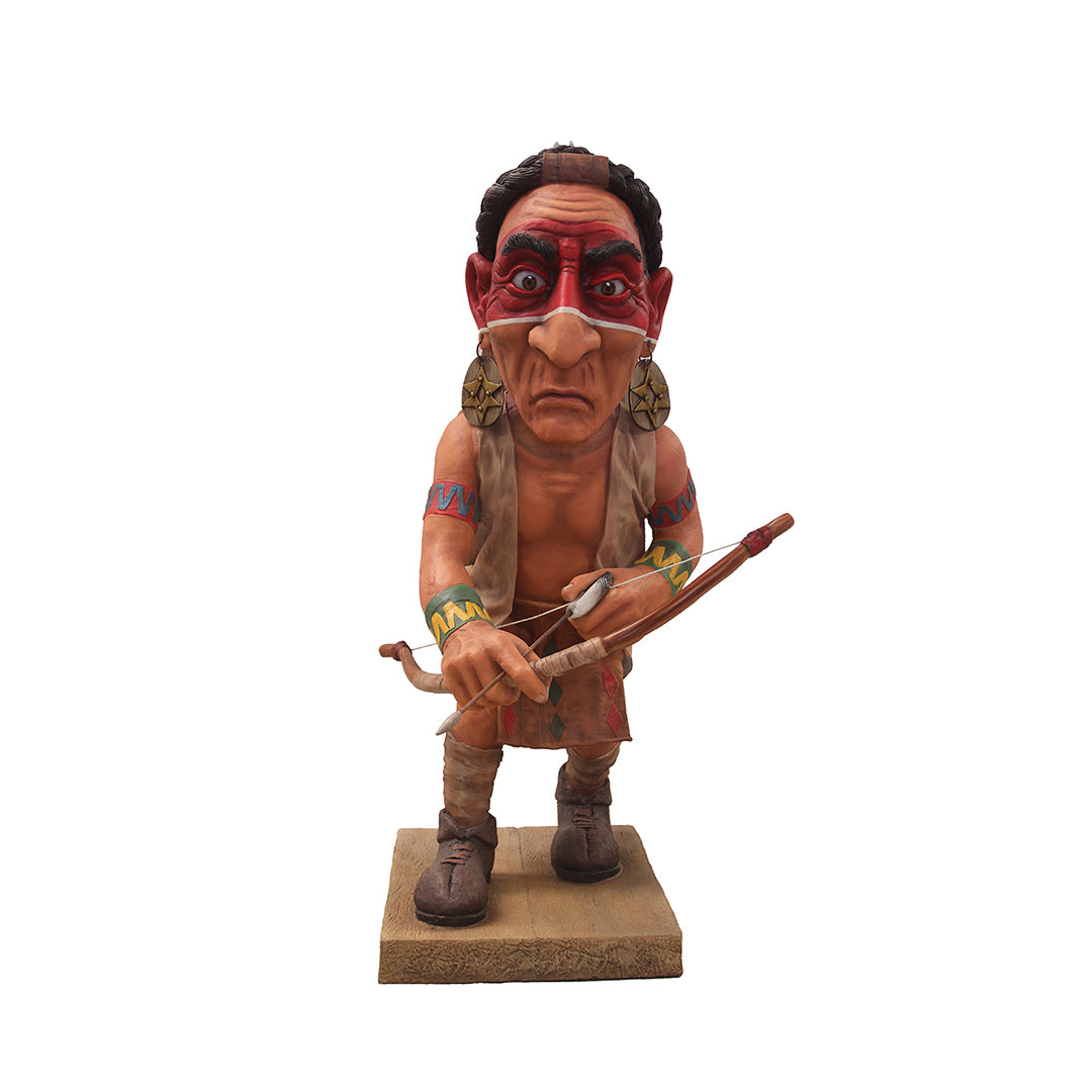 Bowing Indian Life Size Statue