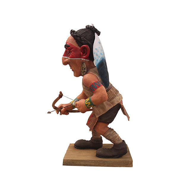 Bowing Indian Life Size Statue