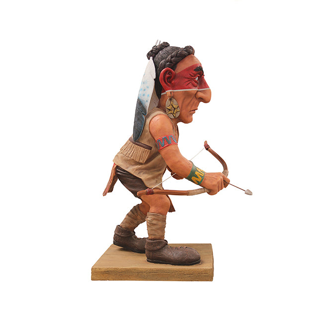 Bowing Indian Life Size Statue