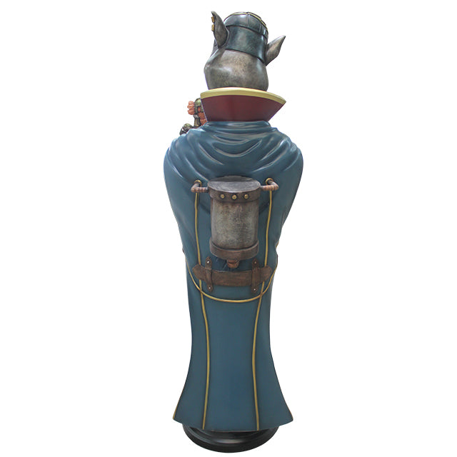 Comic Steampunk Vampire Life Size Halloween Decor Prop Statue