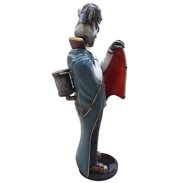 Comic Steampunk Vampire Life Size Halloween Decor Prop Statue