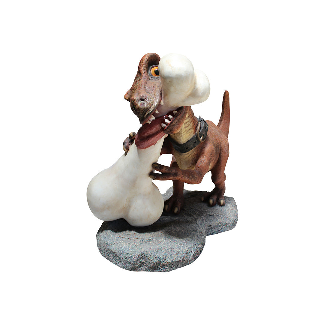 Baby Comic T-Rex Dinosaur Life Size Statue