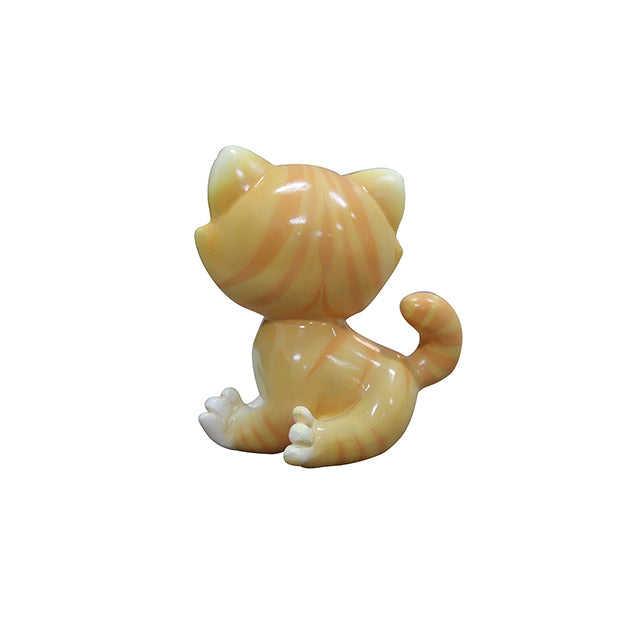 Yellow Comic Cat Life Size Statue