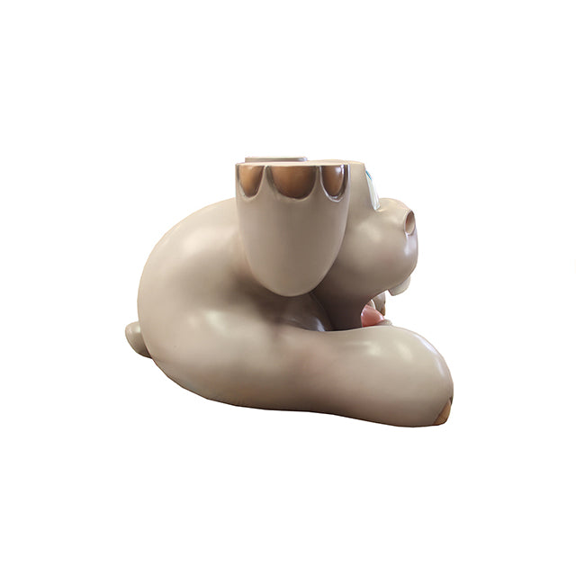 Comic Hippo Table Over Sized Statue